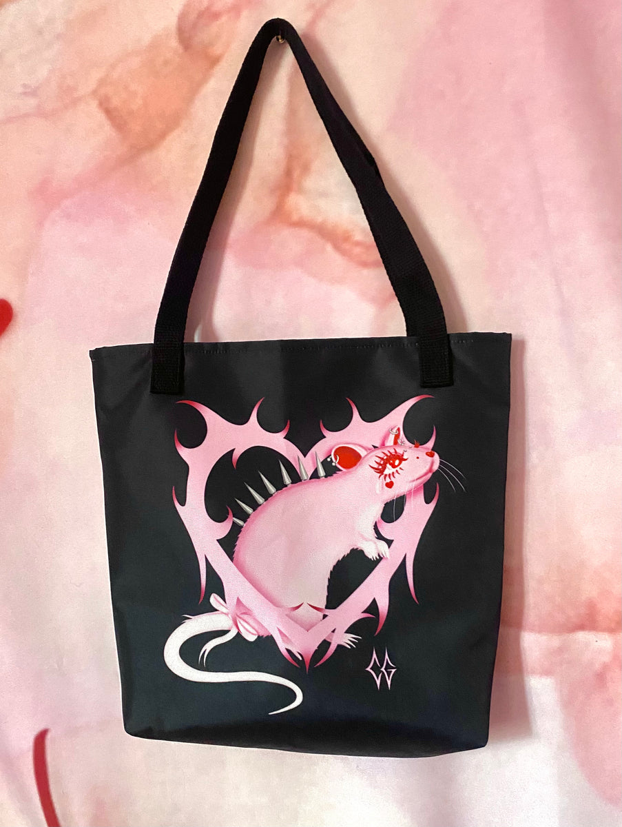 Trash E. The Rat Tote Bag – Creepy Gals