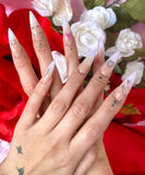 Metal Coquette Nail Decal Stickers