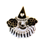 Goth Poopywise the Clown 1.5" Enamel Lapel Pin