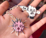 Creepy Gals x Junkyard Ball and Chain Enamel Pin Set