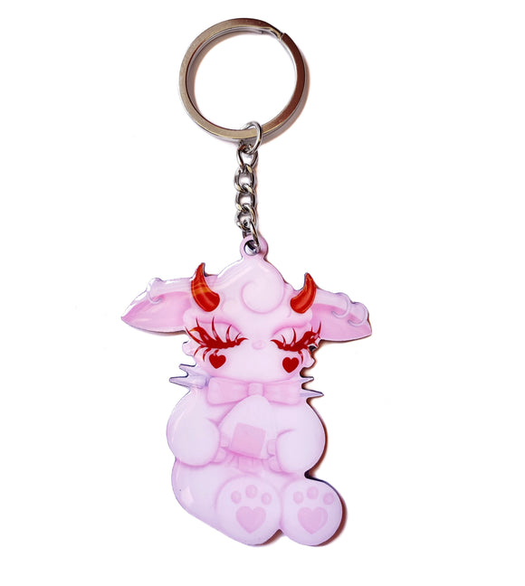 Teddy Lamb Keychain