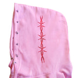 1 of 1 Lamby Pink Spiked Cropped Hoodie 2XL  (12)