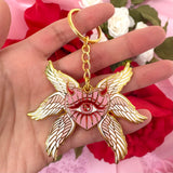 Seraphim Gold Plated Keychain