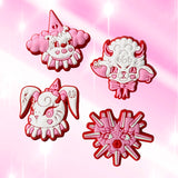 Creepy Gals Shoe Charms Set