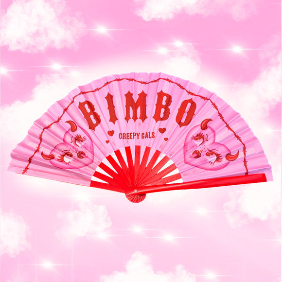 Pink Bimbo Rave Fan