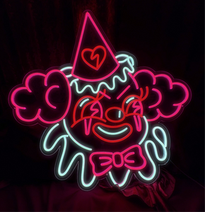 Poopywise the Clown LED Neon Sign