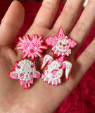 Creepy Gals Shoe Charms Set