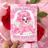 Valentine Greeting Card - Ambrosia Devil and Angel