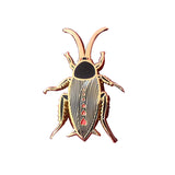 Black Cutie Cockroach 1.5" Enamel Lapel Pin
