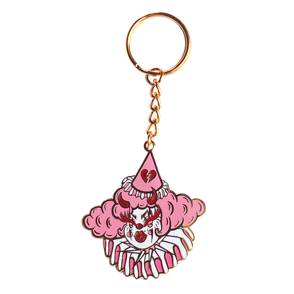 Bimbo the Clown Gold Keychain
