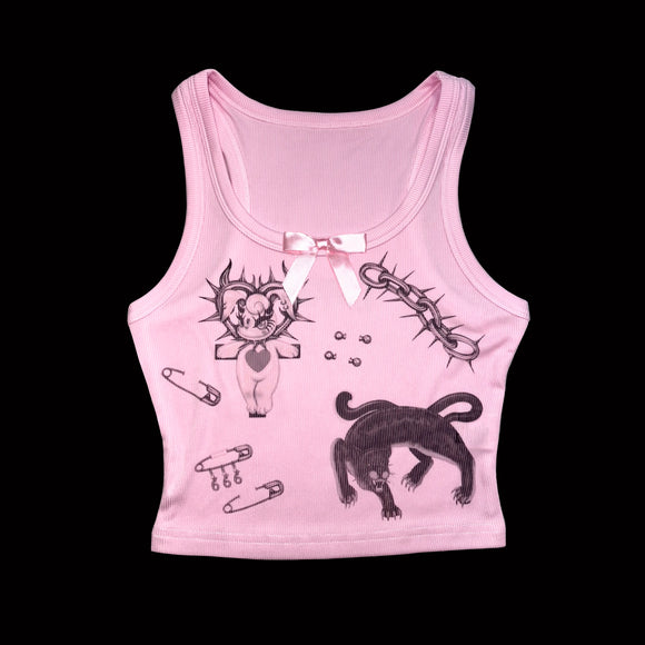 1 of 1 Pinkie Tank Top (10) - Extra Small