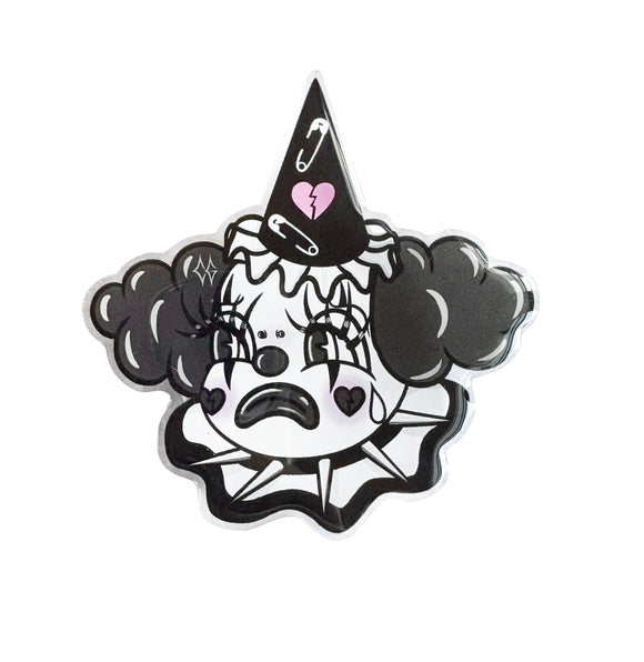 Goth Poopywise the Clown Cute Phone Holder