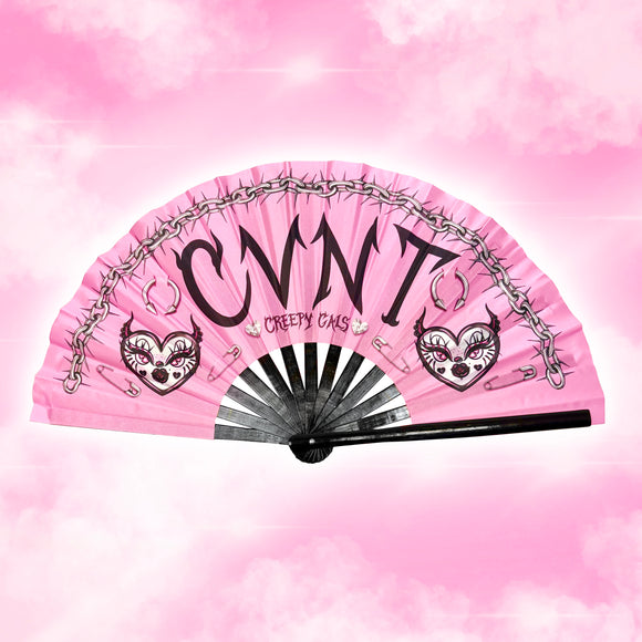 Pink Cvnt Rave Fan