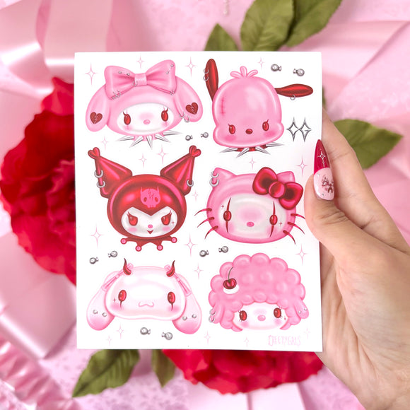 My Cuties Vinyl Sticker Sheet