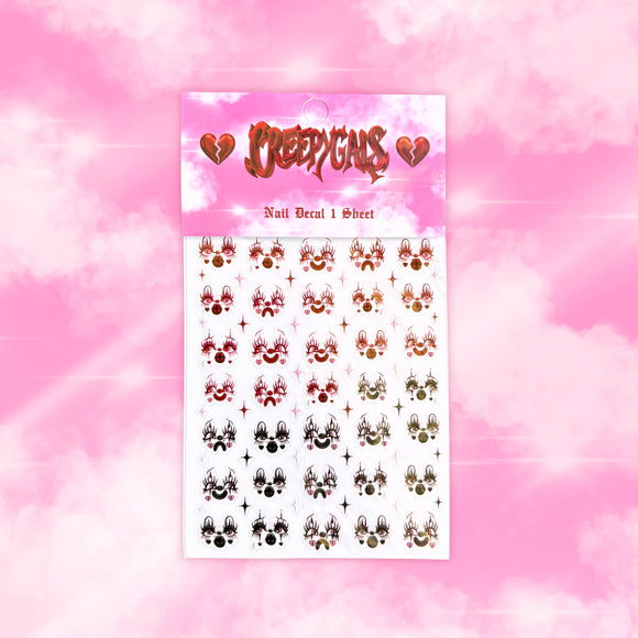 Clowning Around Nail Decal Stickers