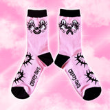 Two Clowns Pink Unisex Socks