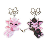 Teddy Lamb Besties For Life Acrylic Keychains