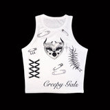 1 of 1 Cropped Tank Top (6) - Small