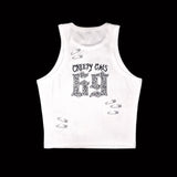 1 of 1 Cropped Tank Top (10) - Medium