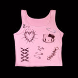 1 of 1 Pinkie Cropped Tank Top (14) - Large