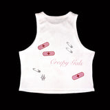 1 of 1 Cropped Tank Top (16) - XL