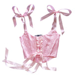 Gimp Pink Corset- XS-M  (1 Available)