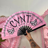 Pink Cvnt Rave Fan
