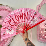 Pink Bimbo the Clown Rave Fan
