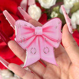 Pierced Bow Cute Phone Grip