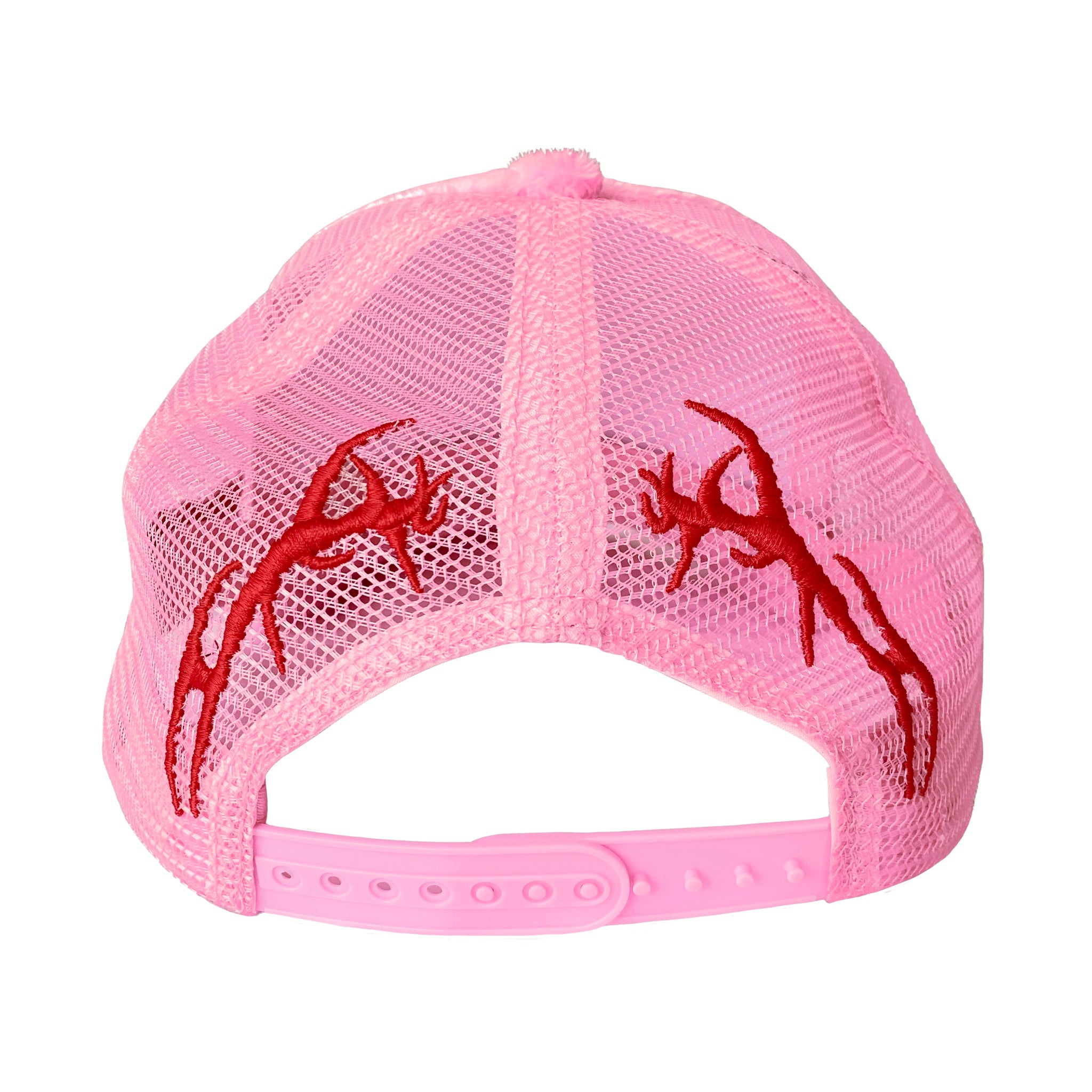 Pink Bimbo Fuzzy Trucker Hat – Creepy Gals
