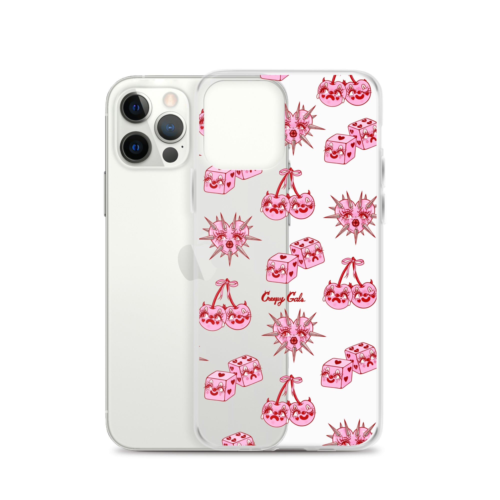 CREEPY GALS FANTASY CLEAR IPHONE CASE - ALL SIZES Creepy Gals CREEPY GALS FANTASY CLEAR IPHONE CASE - ALL SIZES Creepy Gals