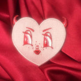 Devilish Heart Iron On Patch