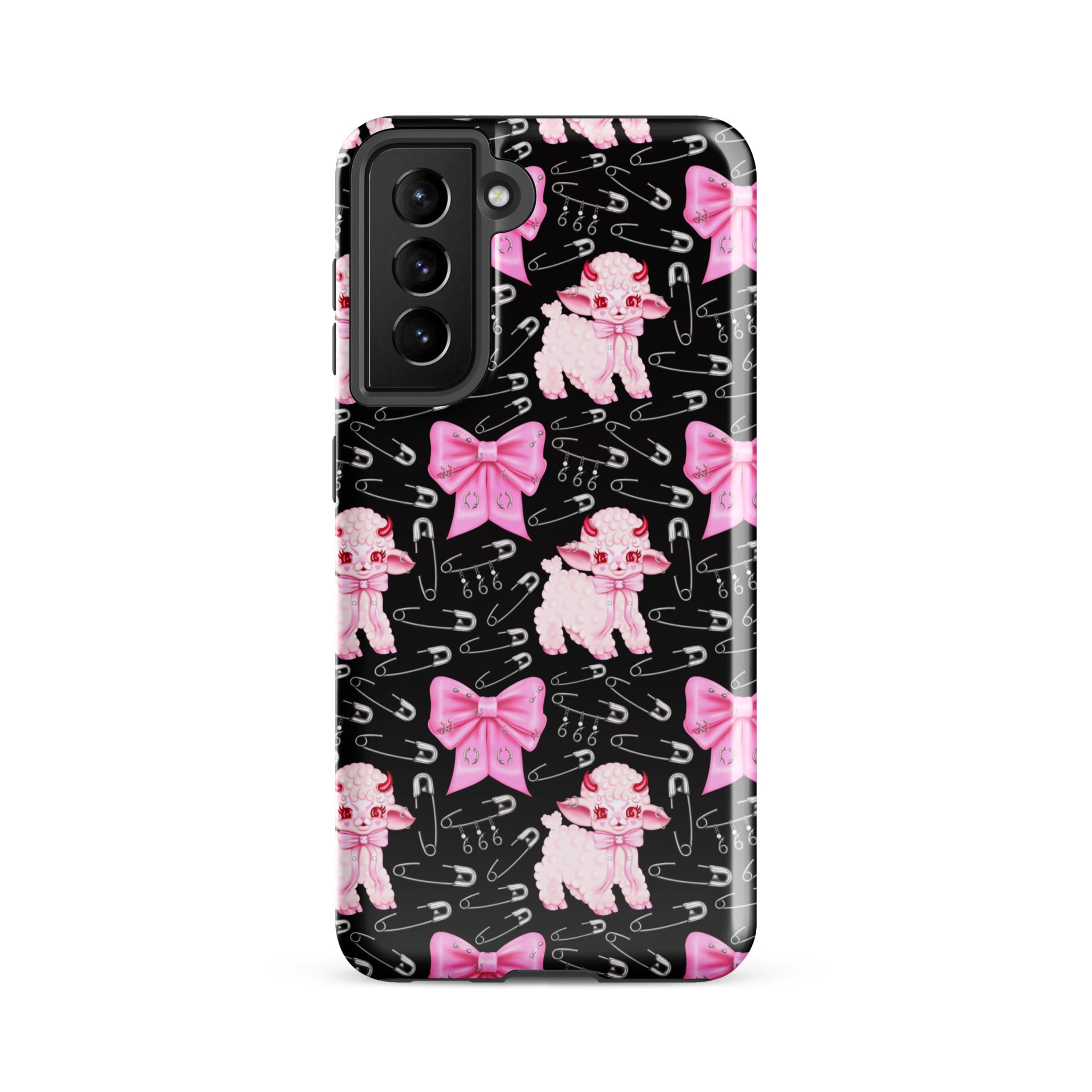 Metal Coquette Phone Case for Samsung  Creepy Gals