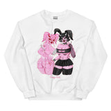 The Rhonda Rabbits - Pink Bimbo and Goth Besties -Unisex Sweatshirt