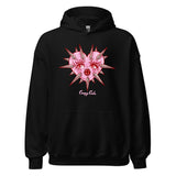 Pink Bimbo Spiked Heart Unisex Hoodie