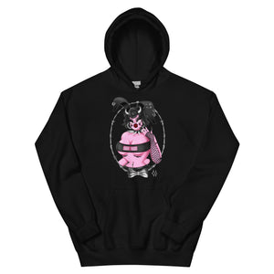 Goth Rhonda Rabbit Unisex Hoodie