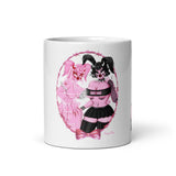The Rhonda Rabbits White Glossy Mug