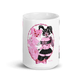 The Rhonda Rabbits White Glossy Mug