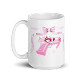 Squirt Gun White Glossy Mug
