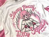 Sleazy Peazy Titty Squeazy Unisex Long Sleeve Shirt