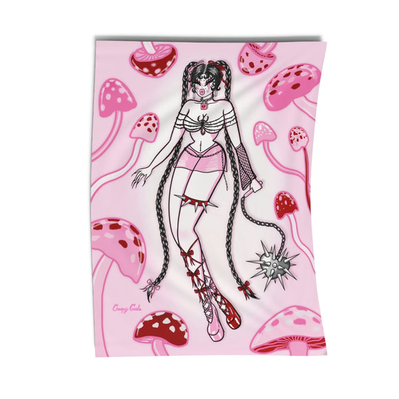 Shroomy Babe Indoor Wall Tapestries