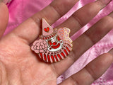 Poopywise the Clown 1.5" Enamel Lapel Pin