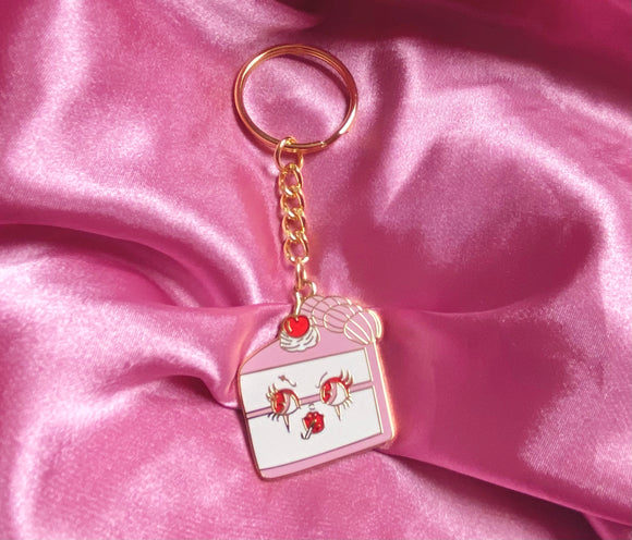 Slice of Cake Cutie Keychain