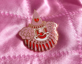 Poopywise the Clown 1.5" Enamel Lapel Pin