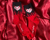 Flaming Devil Heart Unisex Socks