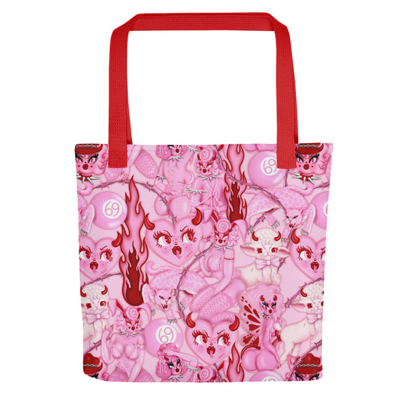 Creepy Gals Fantasy Tote Bag