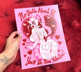 No Butts About It - 8.5"x11" Poster Print