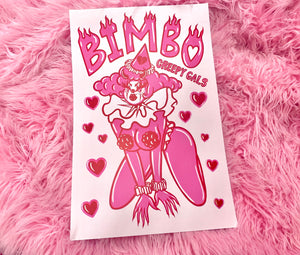 Bimbo the Clown  - 11"x17" Poster Print