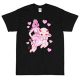 Valentine Devil Poodle Bhitch DeVille and Lamb Unisex Short Sleeve T-Shirt