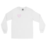 Vintage Valentine Lamby Unisex Long Sleeve Shirt